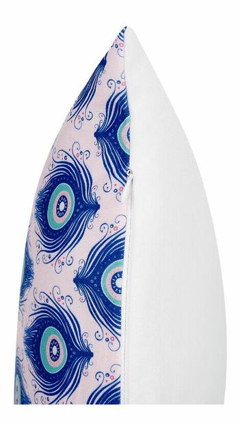 Sada 2 ozdobných vankúšov 40 x 60 cm Cerina (modrá)