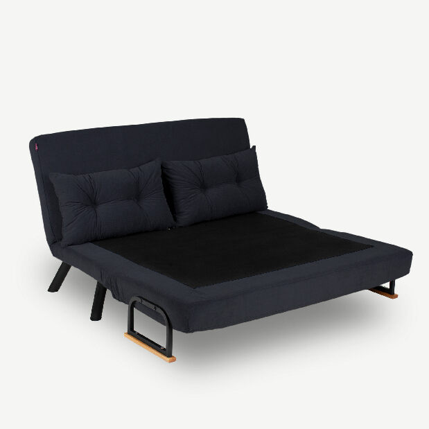 Pohovka futon Sandy (čierna)