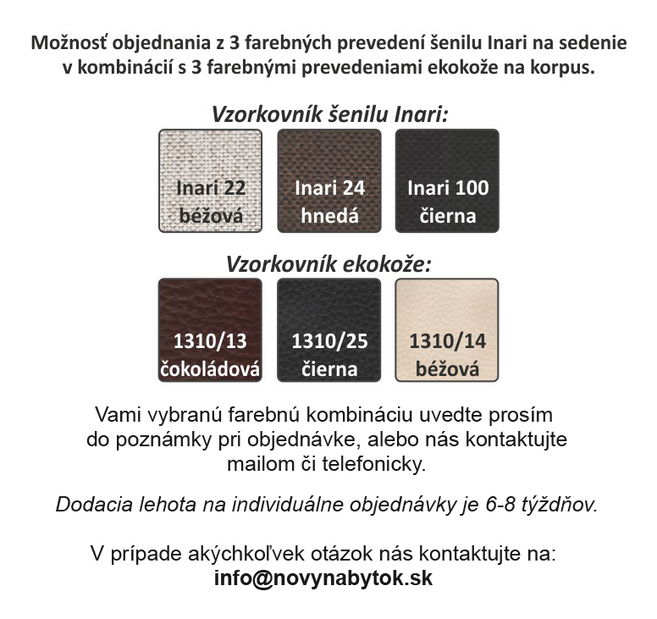 Rohová sedačka Anoral čierna + melír (P)