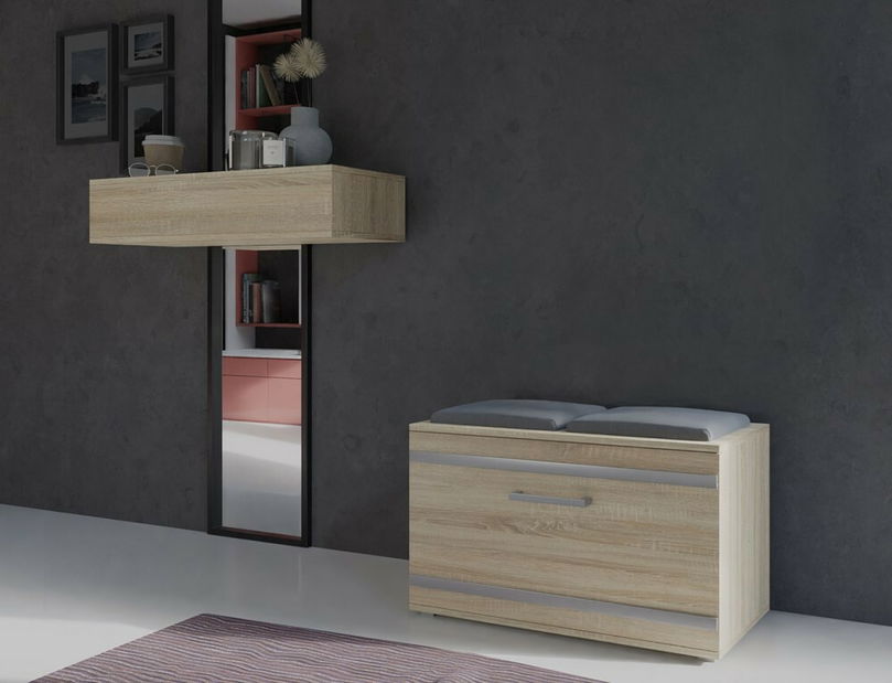 Cipőtároló (cipősszekrény) Oasis 1 (szonoma tölgy)