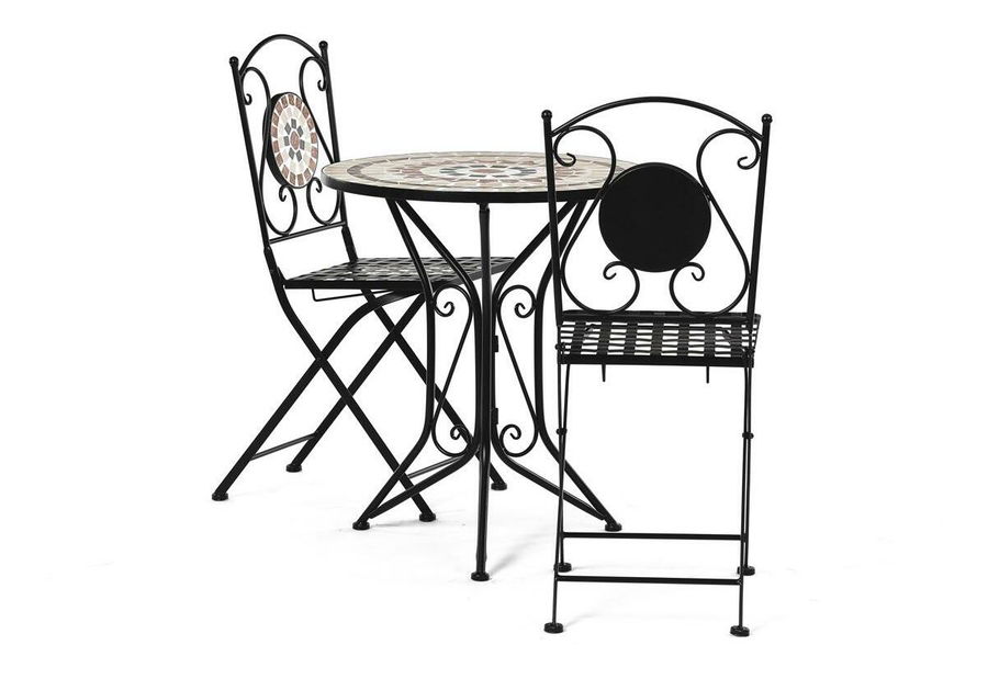 Kerti szett Unomassa (fekete) (2 fő részére)