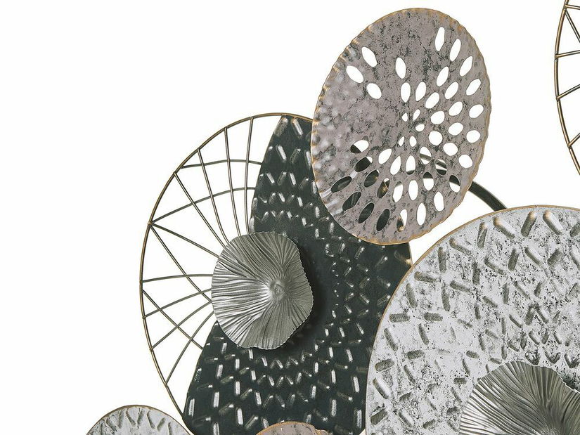 Nástenná dekorácia CASMU (čierna + strieborná)