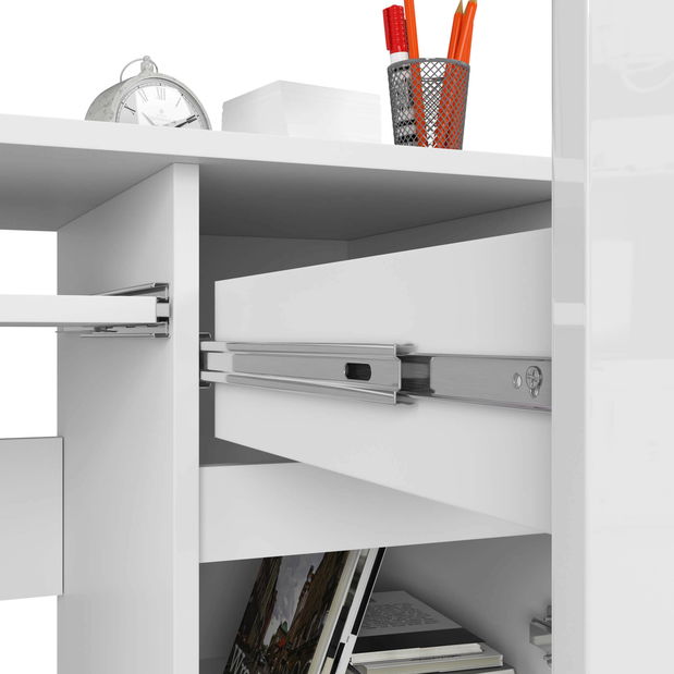 PC stolić Proceso (bijela + bijeli sjaj)