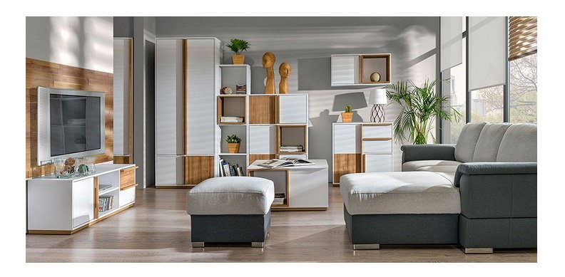 2-Dverová šatníková skriňa Korin E1