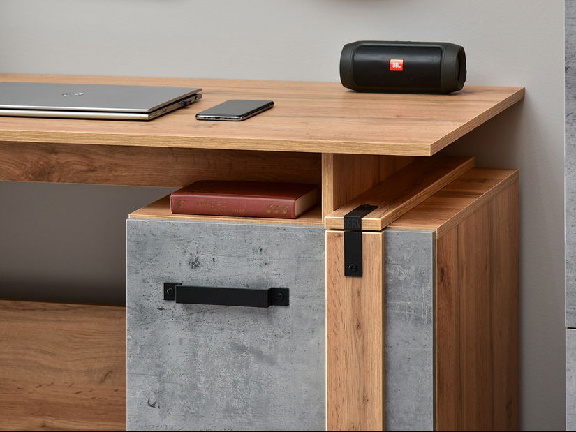 Set za dnevni boravak Subrayado 01 (hrast + crna)