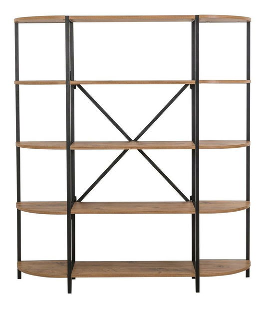 Regál Punale 2 (atlanti fenyő + fekete)