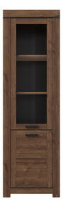 Vitrina Britt 1D1W (hrast smeđi)