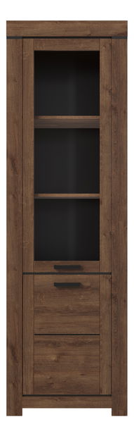 Vitrina Britt 1D1W (hrast smeđi)
