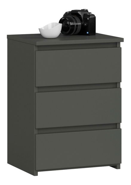 Komód Cipriano (szürke grafit)