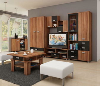 Mobilier living Solomon slivka + negru