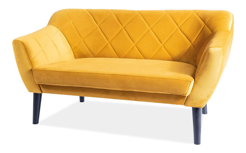 Canapea Kate (galben)