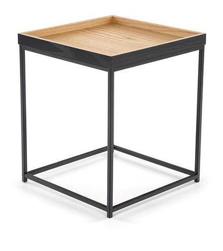 Masă de cafea Yane (Lemn natural + Negru)