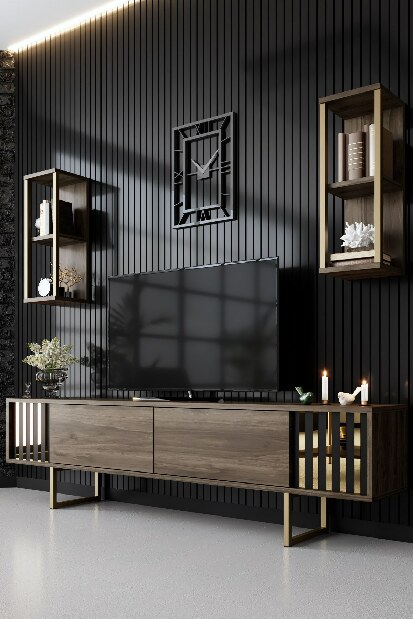 Mobilier living Golden (Nuc + Negru)