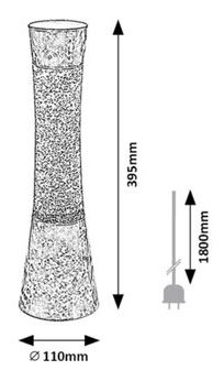 Dekoratívne svietidlo Minka 7026 (modrá)