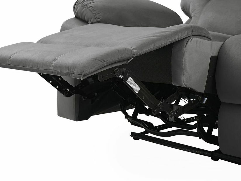 Pohovka trojsedačka Bev (sivá) (s USB portom)