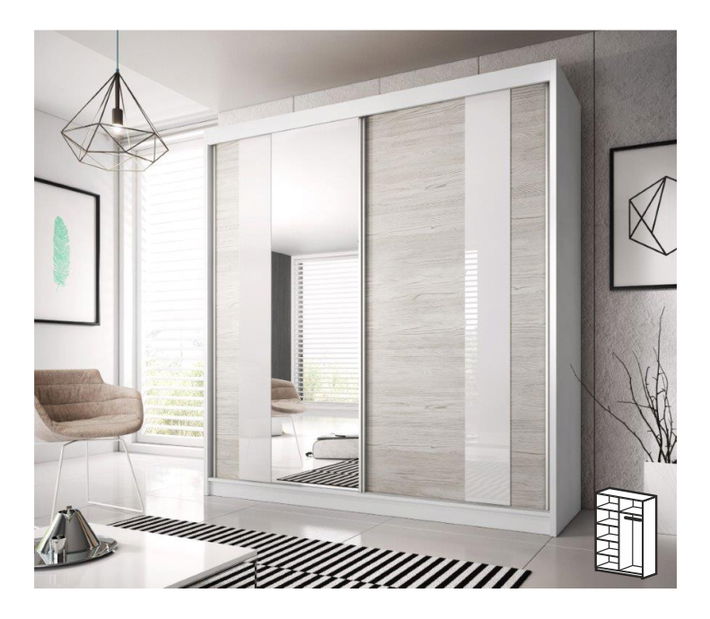 Šatníková skriňa Muriel 32 (183 cm)