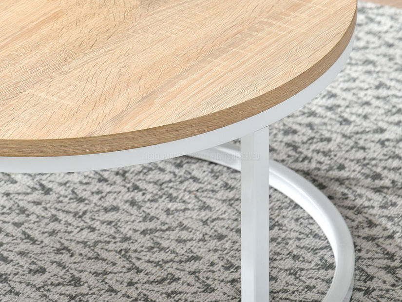 Konferenčný stolík Kolja Stolik S (dub sonoma + biela)