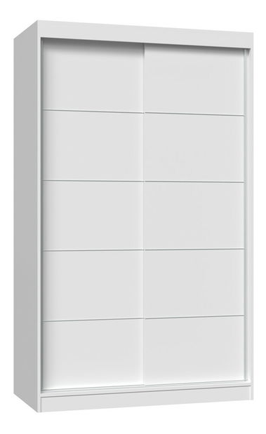 Tolólajtós ruhásszekrény Igatossa 120 B (fehér)