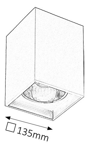 Beépített lámpa Maddox 2487 (szürke)