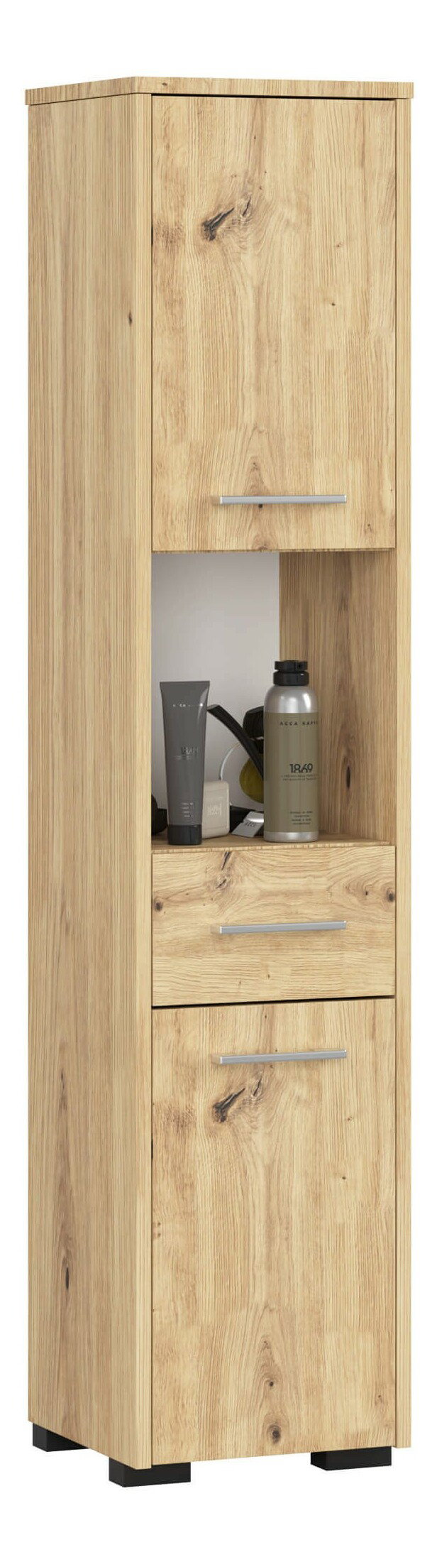 Kúpelňová skrinka Fulgor 2D 1SZ 1W (dub craft)