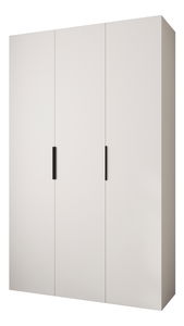 Dulap de haine 150 cm Carmela 50-4 (alb + Negru)