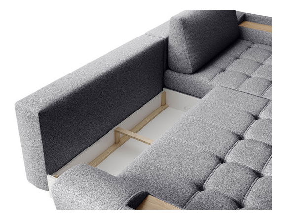 Sarokkanapé garnitúra Midas (acél)