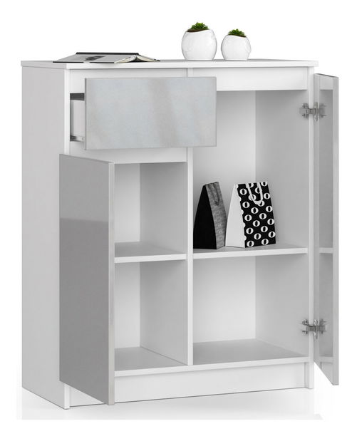 Comodă Kaveri (metalic lucios)