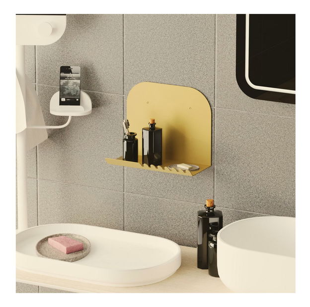 Fali polc Shortia 2 (arany)