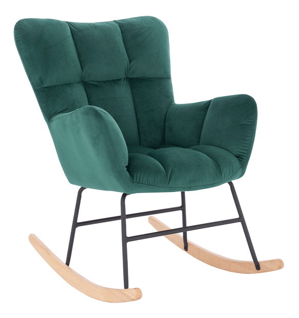 Fotoliu balansoar de design Kerem (smaragd)