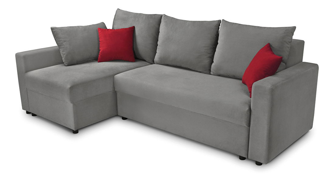 Rohová sedačka BRW Przemek II Lux 3DL.RECMU (sivá) (L)