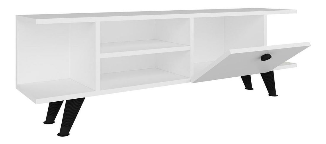 TV stolík/skrinka Napiku (biela) 