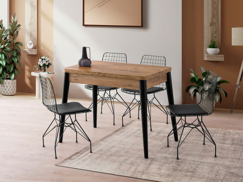 Blagovaonski stol na razvlačenje Doluna (atlantski bor)