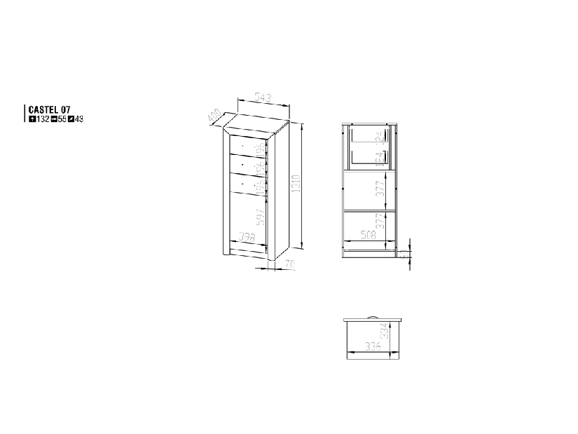 Komoda Castel 7