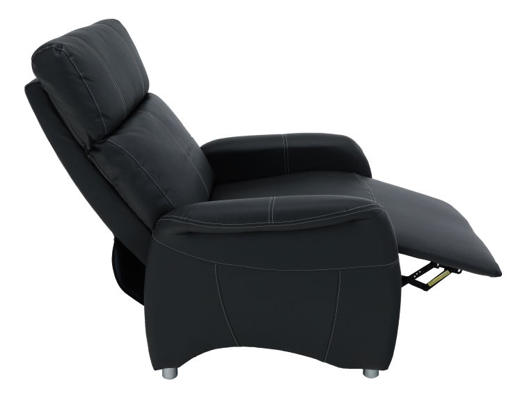 Relax fotel Francesco CH 113100 fekete PU bőr
