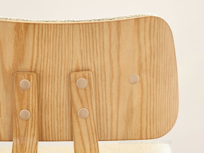 Scaun bar CH64 (bej + stejar)