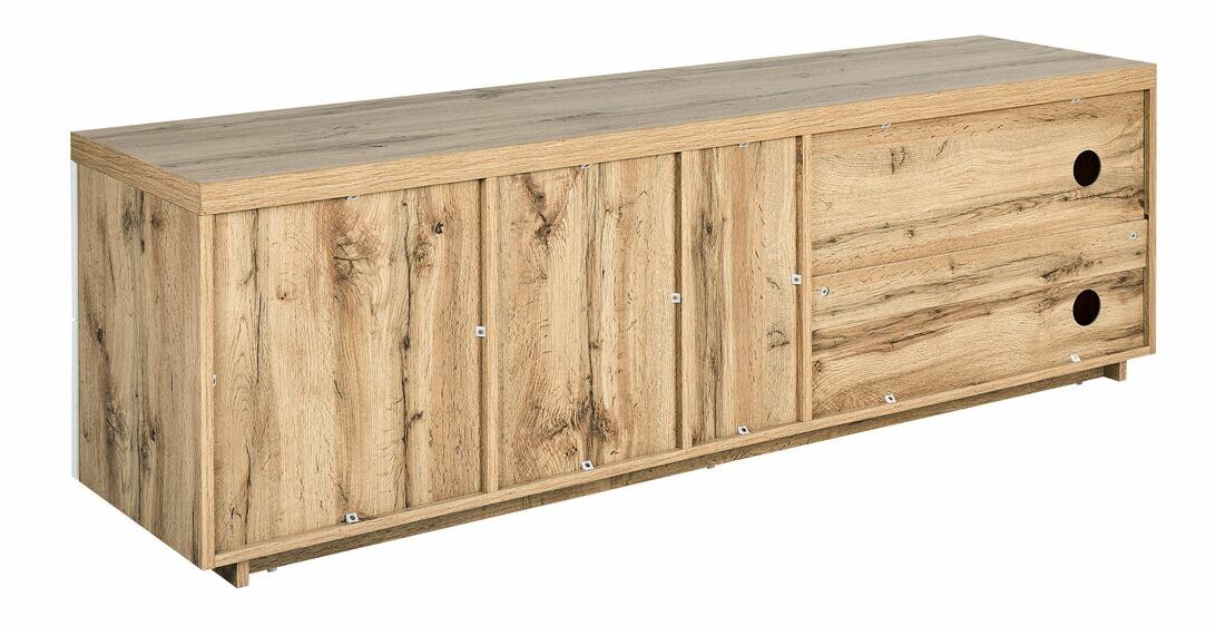 TV stolík/skrinka Fletcher (svetlé drevo)