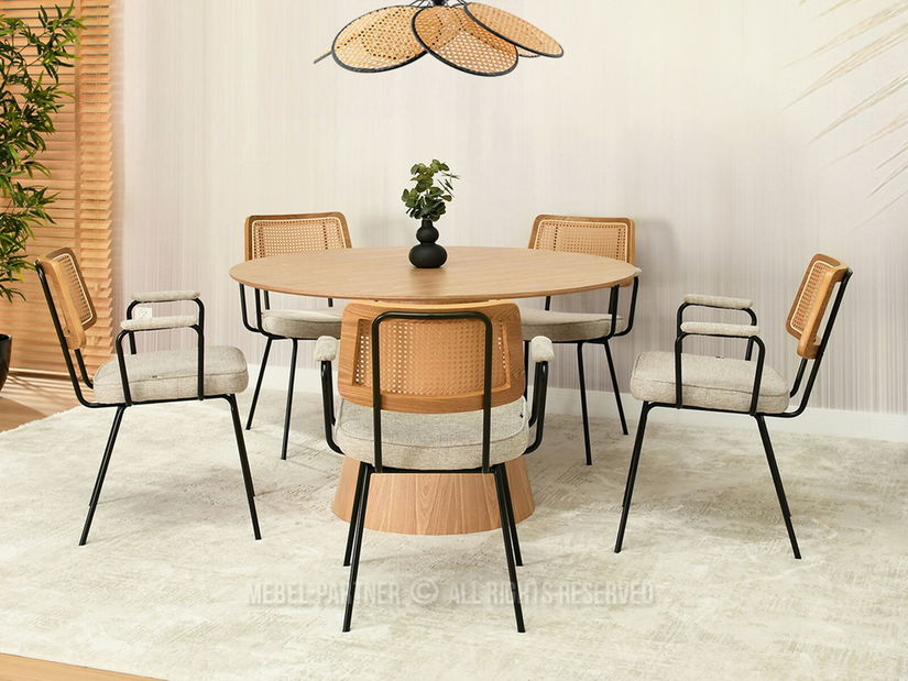 Stolica Cleo (hrast + crna)