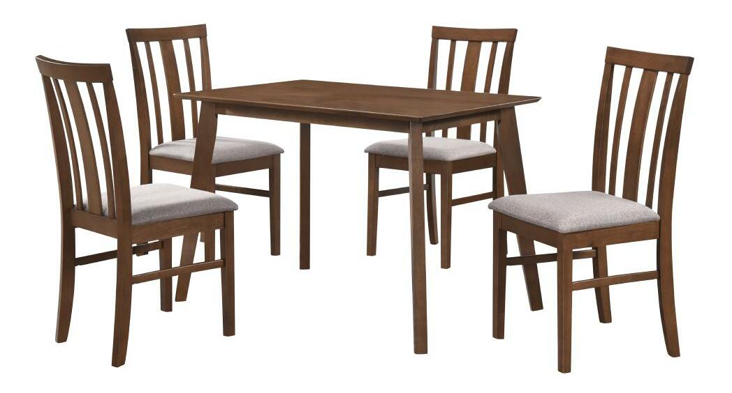 Set mobilier sufragerie Republica (nuc + bej) (pentru 4 persoane)