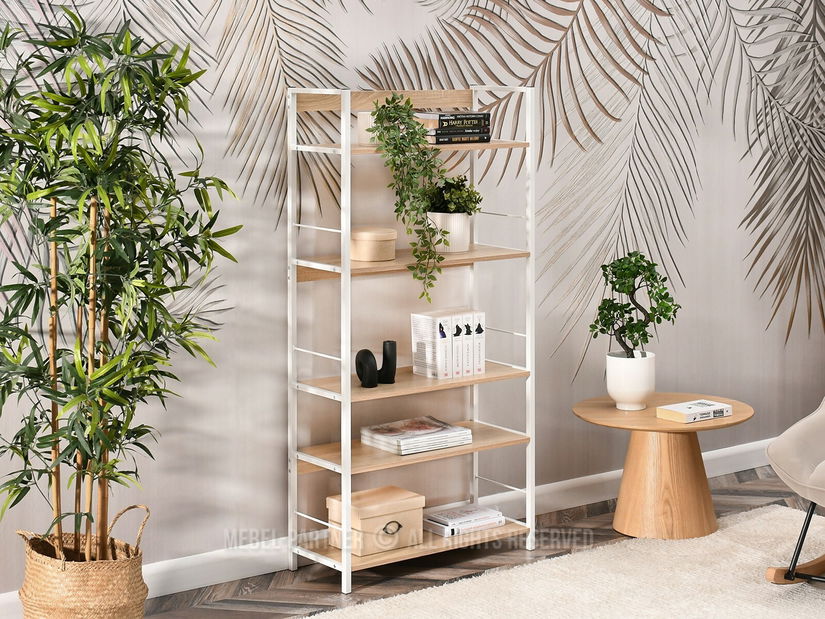 Regál Noel (szonoma + fehér)