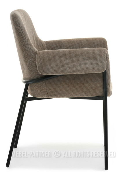 Stolička Mateo (béžová + čierna)