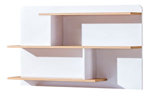 Sistem de rafturi Lavendon L8 (Stejar nash + alb lucios)