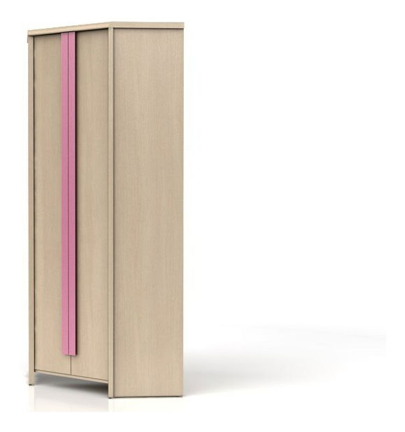 Rohová šatníková skriňa BRW Caps SZFN2D