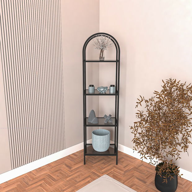 Regál Monisa 40 (fekete)