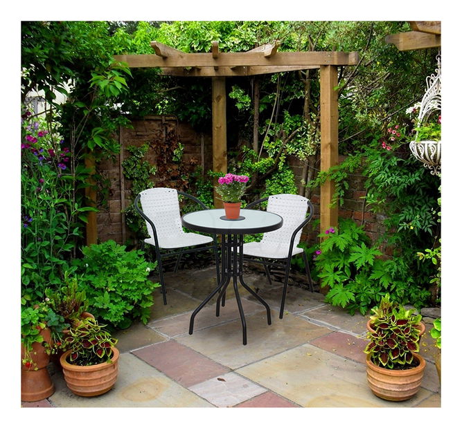 Kerti asztal Ozella (fekete)