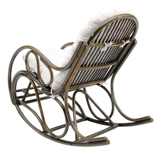 Fotoliu balansoar Agate (gri maro + bej)