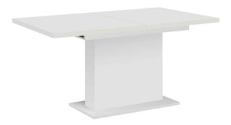 Masă de sufragerie extensibilă Bovata (alb) (pentru 6-8 persoane)