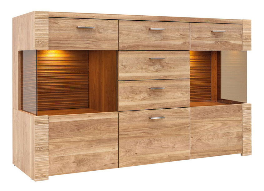 Vitrinek szekrény Raguel KOM2W4S/10/16