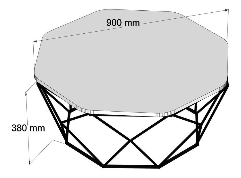 Stolić za kavu Bemala 2 (krem)