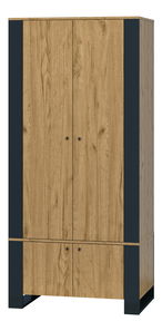 Dulap de haine Wayne (Stejar craft auriu)