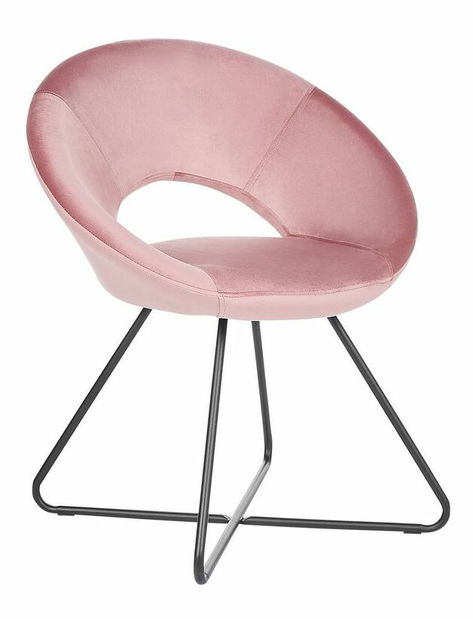 Kreslo Racel (ružová)